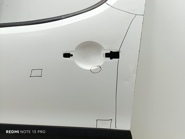 Drzwi przednie lewe 9002Z3 PEUGEOT