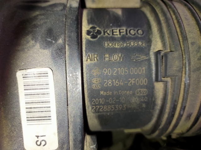 Czujnik przepływu powietrza, przepływomierz powietrza M.A.F. 9021050001 HYUNDAI