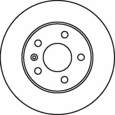 Tarcza hamulcowa tylna 9117772 OPEL