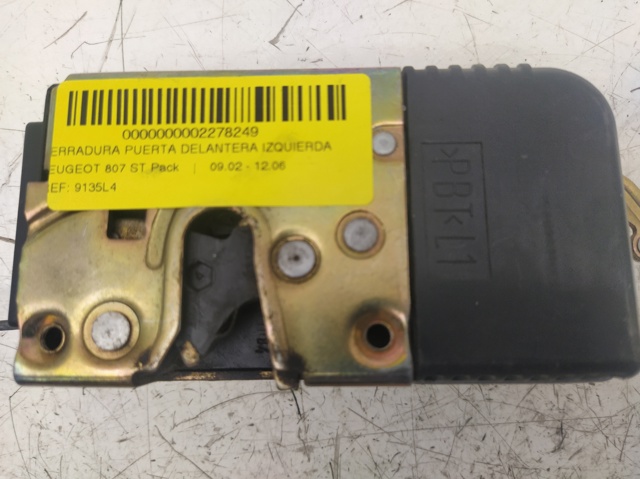Zamek drzwi przednich lewych 9135L4 PEUGEOT