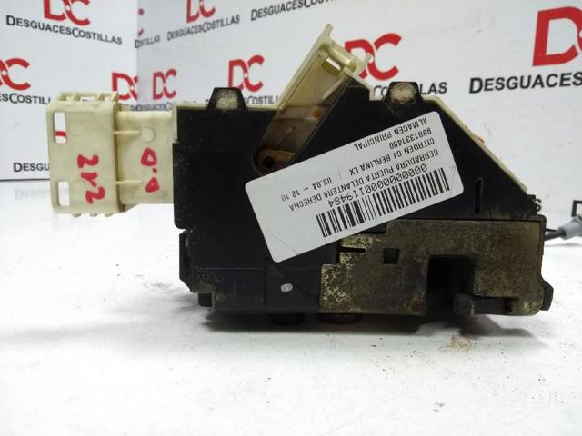 Zamek drzwi przednich prawych 9136ES PEUGEOT