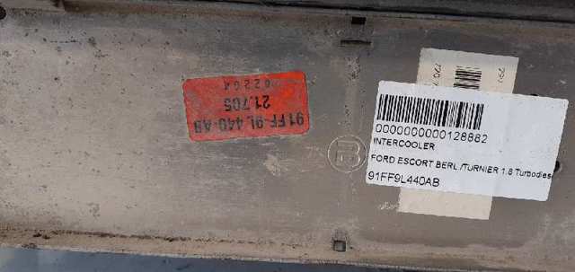 Chłodnica intercoolera 91FF9L440AB FORD