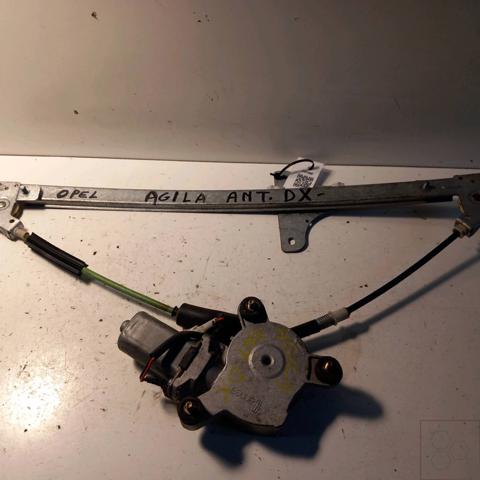 Mechanizm podnoszenia szyby drzwi przednich prawych 9215910 OPEL