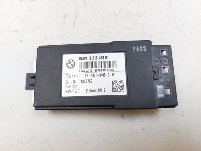 Moduł sterujący przedniego siedzenia (ECU) 9216468 BMW