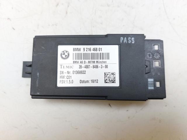 Moduł sterujący przedniego siedzenia (ECU) 9216468 BMW