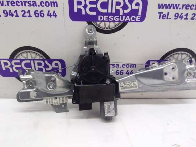 Mechanizm podnoszenia szyby drzwi tylnych prawych 9224E2 PEUGEOT