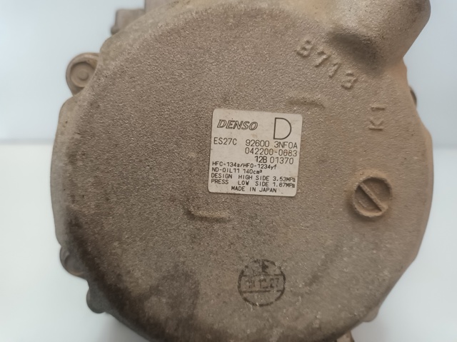 Sprężarka klimatyzacji 926003NF0A NISSAN
