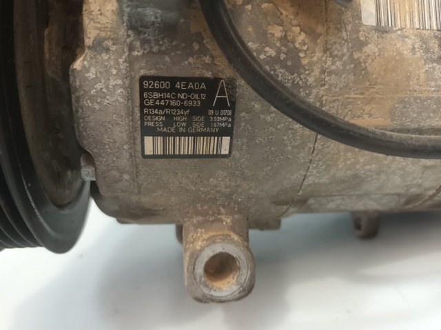 Sprężarka klimatyzacji 926004EA0A NISSAN