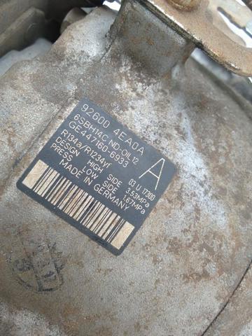 Sprężarka klimatyzacji 926004EA0A NISSAN