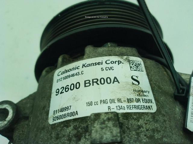 92600BR00A Nissan/Infiniti