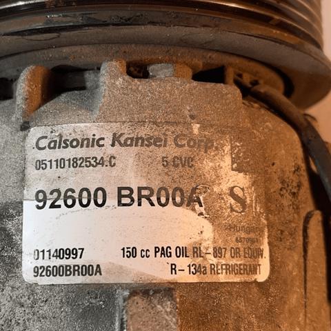 92600BR00A Nissan/Infiniti