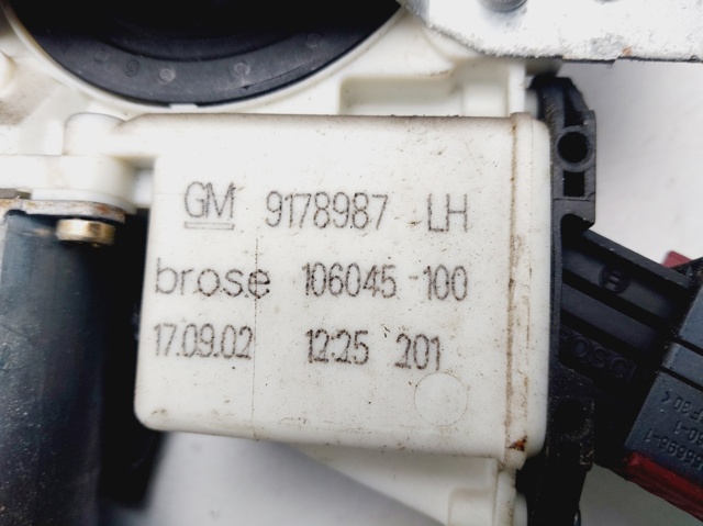 Mechanizm podnoszenia szyby drzwi przednich lewych 93171820 OPEL