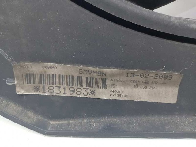 Wentylator elektryczny układu chłodzenia kompletny (silnik+wirnik) Opel Vivaro F7