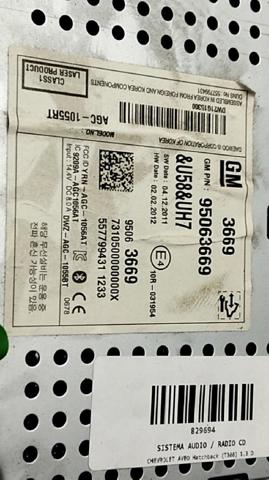 Radioodtwarzacz (radio AM/FM) Chevrolet Aveo 3 T300