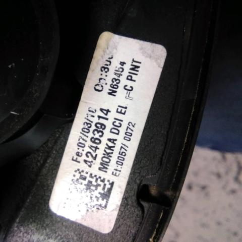 Lusterko wsteczne prawe Opel Mokka 1 J13