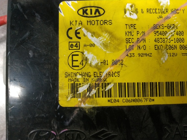 Blok komfortu 954001F400 HYUNDAI