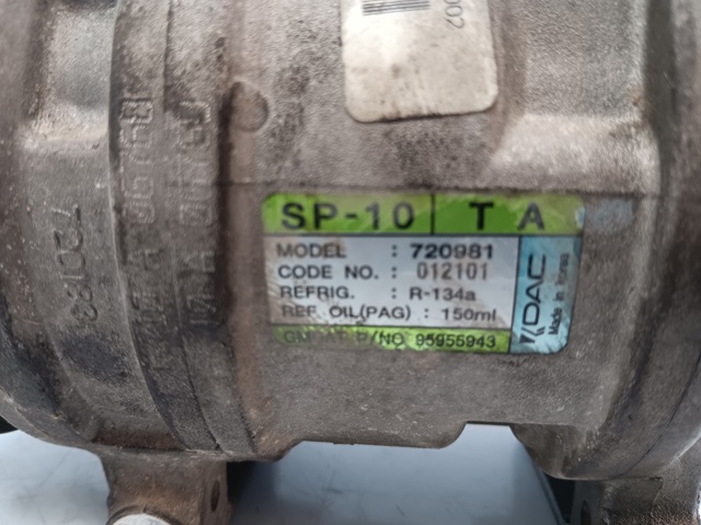 Sprężarka klimatyzacji 95955943 GM
