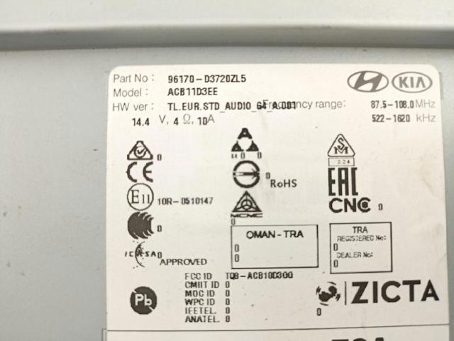 Radioodtwarzacz (radio AM/FM) Hyundai Tucson 3 TL