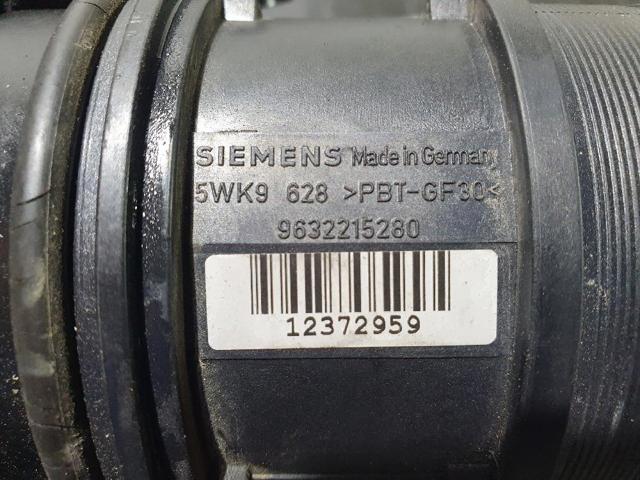 Czujnik przepływu powietrza, przepływomierz powietrza M.A.F. 9632215280 PEUGEOT
