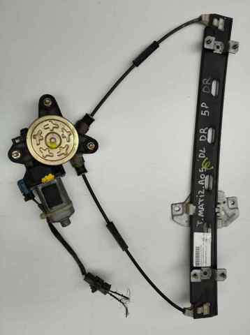 Mechanizm podnoszenia szyby drzwi przednich prawych 96323235 GM