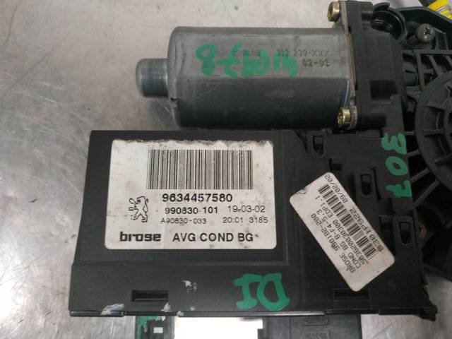 Mechanizm podnoszenia szyby drzwi przednich lewych 9634456980 PEUGEOT