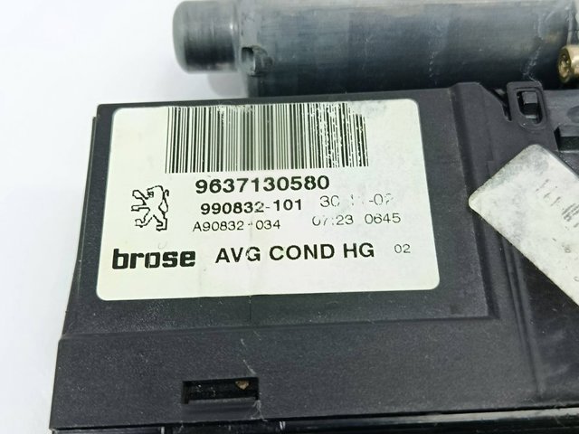 Mechanizm podnoszenia szyby drzwi przednich lewych 9634456980 PEUGEOT
