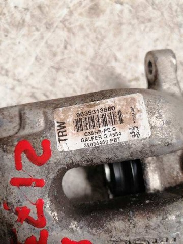 Zacisk hamulcowy tylny lewy 9635313680 PEUGEOT