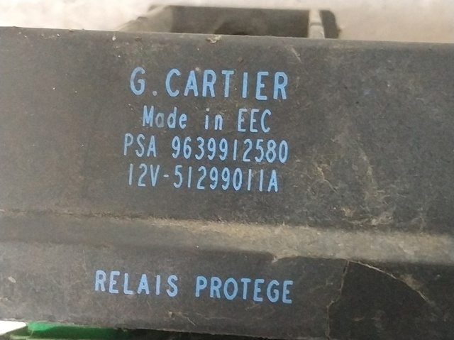 Przekaźnik świec żarowych 9639912580 PEUGEOT