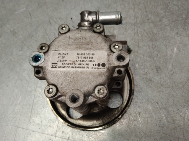 Pompa wspomagania hydraulicznego kierownicy 9640830580 PEUGEOT