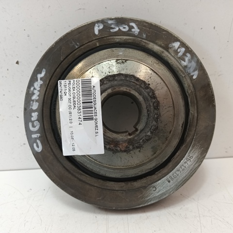 Koło pasowe wału korbowego 9641741980 PEUGEOT