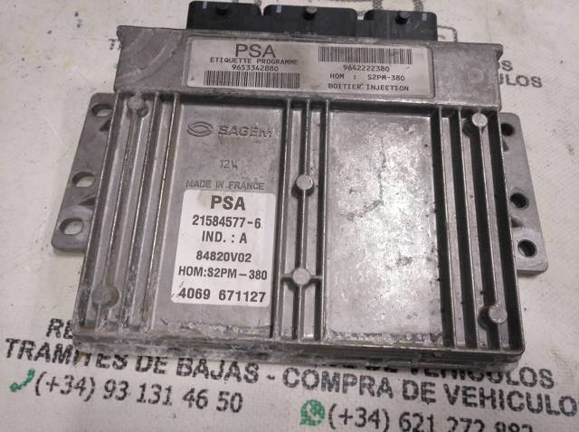 Sterownik silnika 9642222380 PEUGEOT