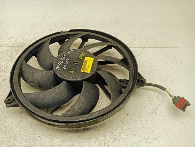 Wentylator elektryczny układu chłodzenia kompletny (silnik+wirnik) 9643386780 PEUGEOT