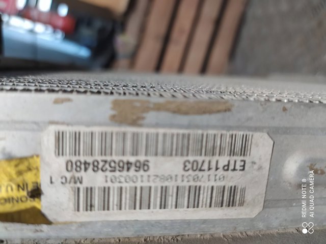 Chłodnica silnika 9646528480 PEUGEOT