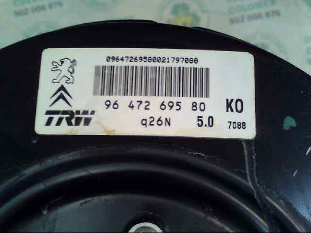 Wzmacniacz próżniowy hamulców 9647269580 PEUGEOT