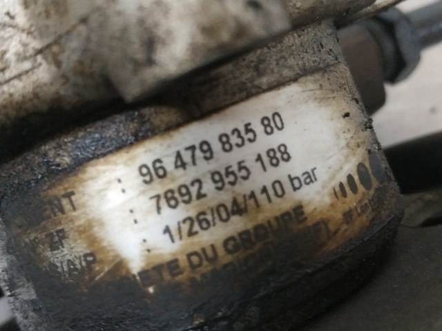 Pompa wspomagania hydraulicznego kierownicy 9647983580 FIAT