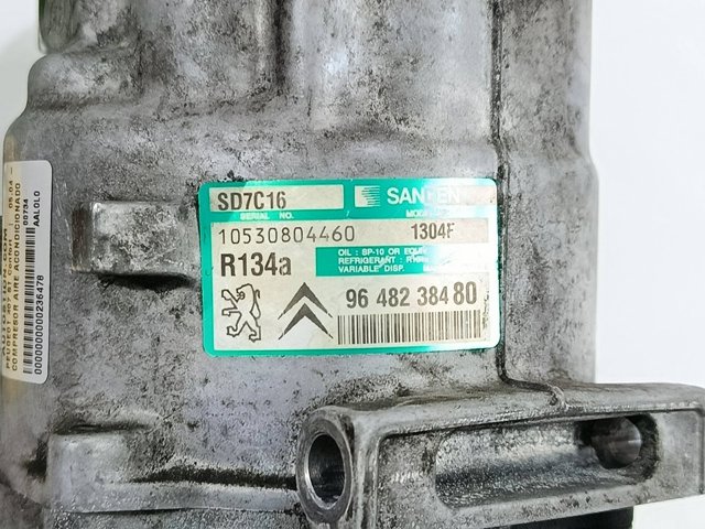 Sprężarka klimatyzacji 9648238480 PEUGEOT