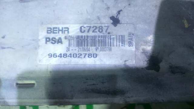 Chłodnica intercoolera Peugeot 206 2A/C