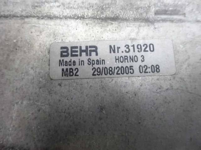 Chłodnica intercoolera Peugeot 206 2A/C