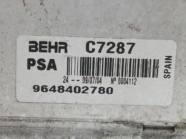 Chłodnica intercoolera Peugeot 206 2A/C