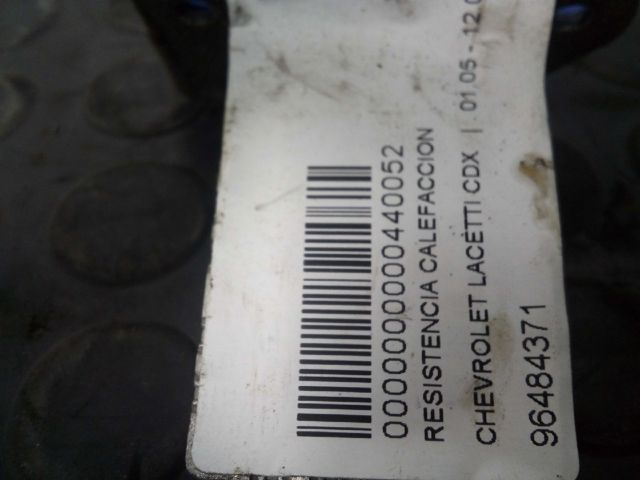 Rezystor wentylatora nagrzewnicy (ogrzewacza kabiny) Chevrolet Lacetti J200