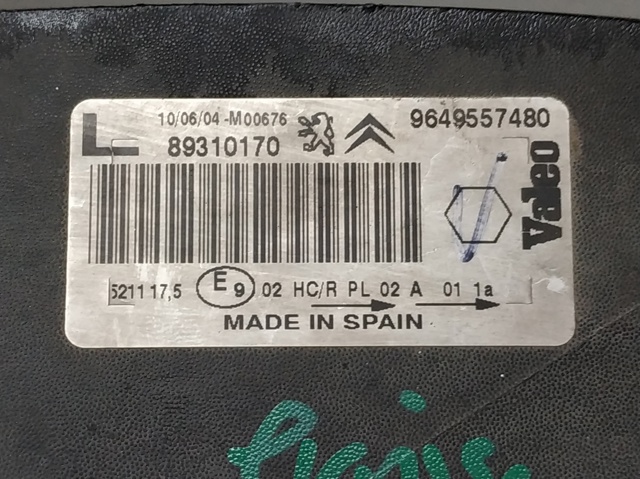 9649557480 Peugeot/Citroen