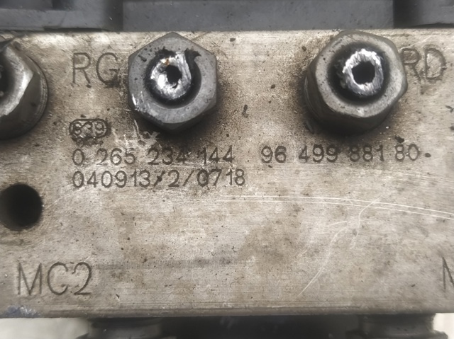 Sterownik ABS  hydrauliczny 9649988180 PEUGEOT