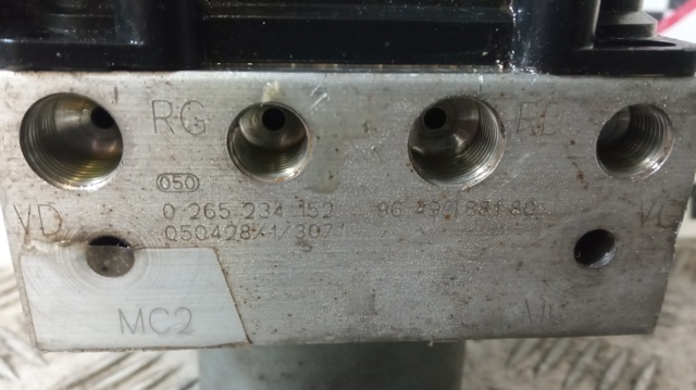 Sterownik ABS  hydrauliczny 9649988180 PEUGEOT