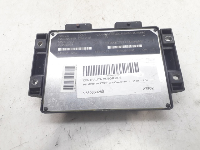 Sterownik silnika 9650360280 PEUGEOT