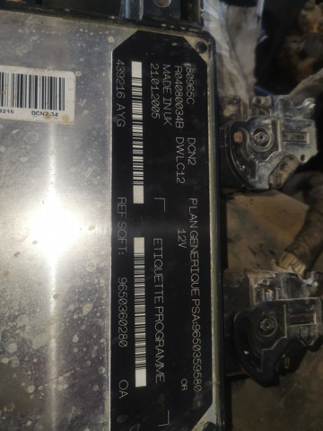 Sterownik silnika 9650360280 PEUGEOT