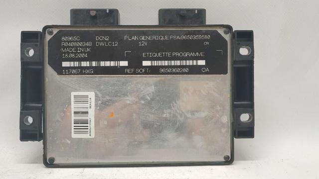 Sterownik silnika 9650360280 PEUGEOT