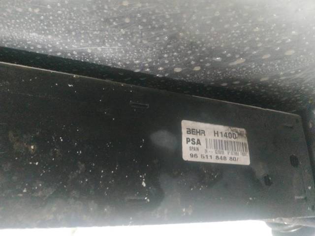 Chłodnica intercoolera 9651184880 PEUGEOT