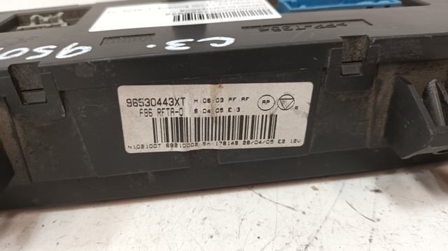 Sterownik trybów ogrzewania/klimatyzacji 96530443XT PEUGEOT