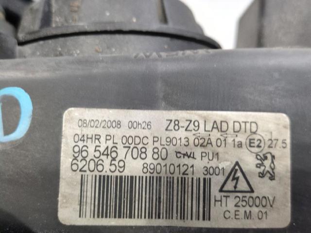 Reflektor prawy Peugeot 607 9D, 9U