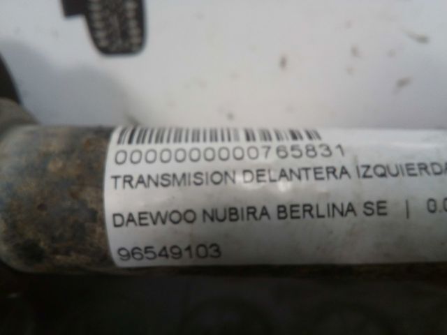 Półoś napędowa przednia lewa 96549103 GM
